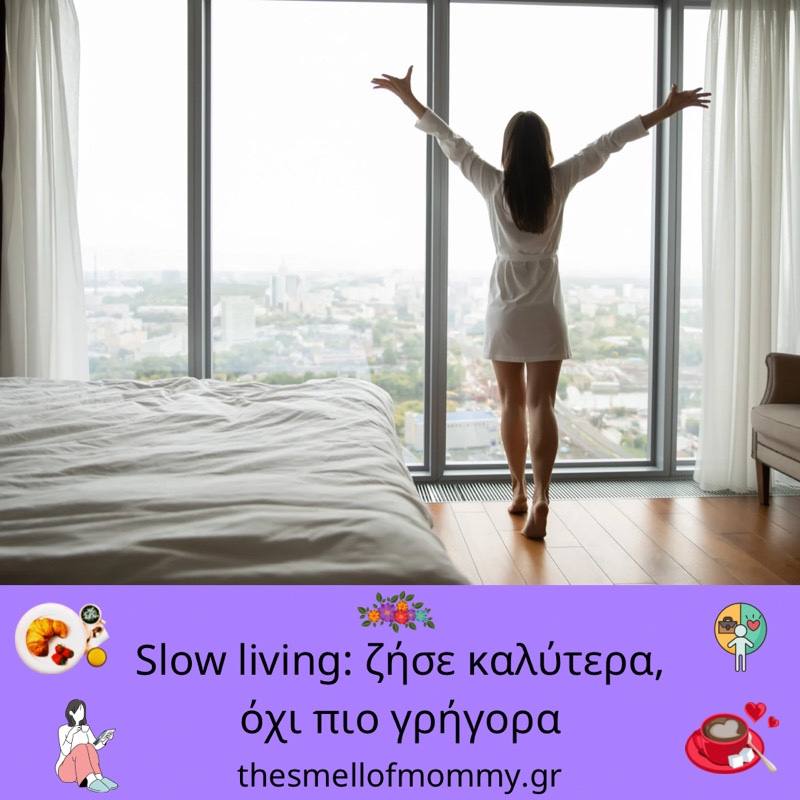 Slow living tips: ζήσε καλύτερα, όχι πιο γρήγορα